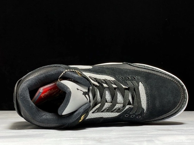 1st Kicks Shoes CK4348-007 3 Cement Tinker Air Jordan Black Grey 0818